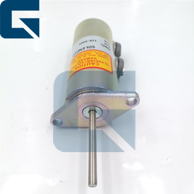 110-6465 1106465 Excavator E330B Engine Fuel Shutdown Solenoid Valve